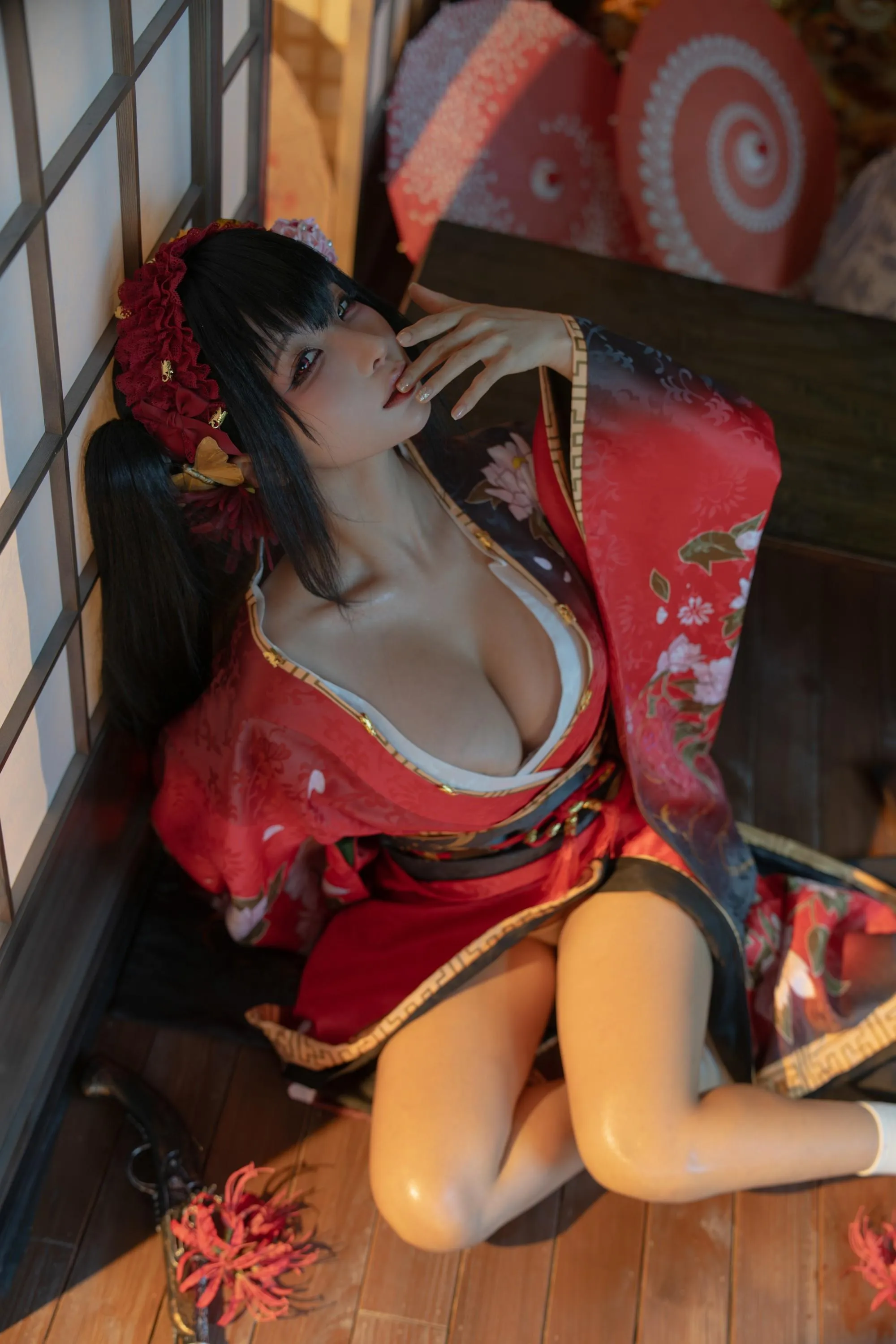 蠢沫沫 – NO.304 狂三和服cos-狂三 正片 [147P]插图9